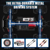 Hosim RC Car 1/10 Brushless SUPER X08  High Speed 43MPH All Terrain 4WD Off Road